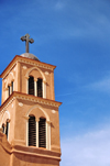 Socorro, New Mexico, USA: San Miguel Mission - bell tower - photo by M.Torres