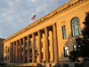 Charlotte, North Carolina, USA: Classical Revival  facade of the Mecklenburg County Court House - architect Louis H. Asbury - E 4th Street -  photo by M.Torres