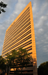 Charlotte, North Carolina, USA: Charlotte Mecklenburg Government Center - modernism by Pease Associates - East Fourth Street - photo by M.Torres